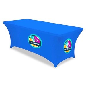 Nappe de table en polyester extensible, imprimée par transfert thermique, anti-plis, personnalisable avec logo et couleur, pour événements festifs - Product Image 4