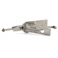 Herramientas Lishi 2 en 1 TOY38R, herramienta de apertura y decodificación automática, suministros para cerrajeros