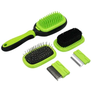 Cepillo Para Pelos De Perro Terminator Dog Shower Deshedding Tool Pet Hair Removal Grooming Brush Kit Cat Massage Comb Dog Brush