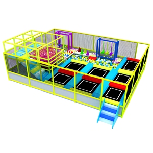 <span class=keywords><strong>Parc</strong></span> de trampolines intérieur commercial sur mesure avec aire de jeux souple, centre de jeux pour enfants, solution clé en main - Product Image 4