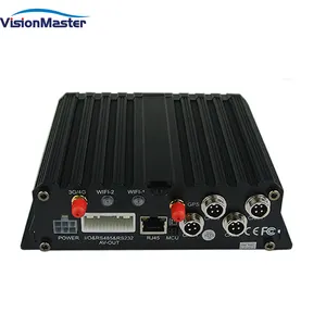 4 kênh H.265 di động DVR Xe ghi video AHD ADAS DSM BSD IPC máy ảnh là tùy chọn, mô hình là VM-1404AN