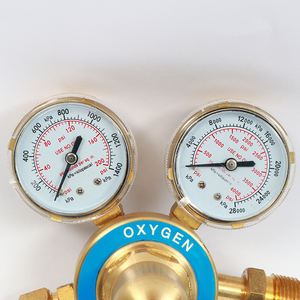 เครื่องควบคุมก๊าซออกซิเจนทองเหลืองทั้งตัวเครื่องควบคุมความดันปานกลางแบบขั้นตอนเดียวสำหรับงานเชื่อม - Product Image 3