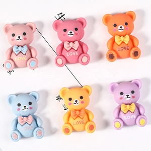 Miniaturas de Ositos de Resina para Manualidades, Accesorios para Hacer Joyería, Horquillas, Broches, Manualidades DIY, Fundas para Móviles, Imanes para Refrigerador - Product Image 1