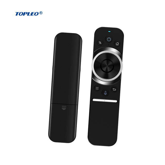 Topleo W1S Voice Control 2.4GHz Wireless Backlit Projector Remote Control Tv air Mouse