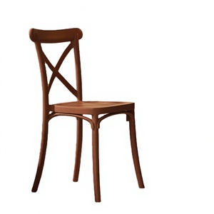 Modern Stackable Crossback <b>Dining</b> <b>Chairs</b> for Hotel Apartment Wedding Party and Events Commercial Restaurant <b>Chair</b> - Product Image 2