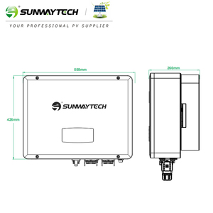 Sistema Solar Híbrido MPPT de 8kw 10kw 12kw 15kw 20kw 25kw 30kw, Inversor Solar Trifásico con 5 Años de Garantía - Product Image 3