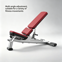 Banc de musculation professionnel pliable multi-angles en acier robuste pour entraînement intensif