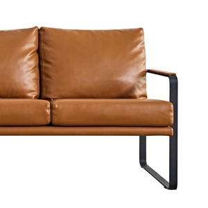 Modern Design Genuine Leather Small Office Sofa for Office Use Synthetic Leather Office Sofas - Product Image 2