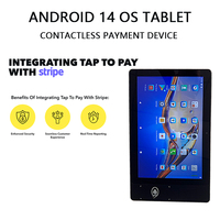 Tablet Android 16 OS con NFC, Escáner Frontal, Pantalla de 10.1 Pulgadas, para Pagos sin Contacto, Donaciones y Kiosco de Pago, Modelo H101, Gran Venta
