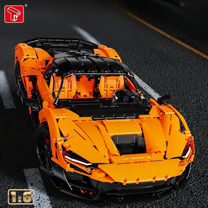 TGL T5051 2025 Nuovo MOC City 1:6 Auto Sportiva Arancione Mattoncini Modello da Assemblare Giocattoli per Ragazzi Bambini Regalo di Natale Set di Blocchi da Costruzione - Product Image 2