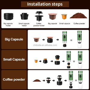 <span class=keywords><strong>Machine</strong></span> à expresso portable à écran LED 2026, 20 bars, rechargeable par USB, pour la maison, la voiture, les voyages et l'extérieur - Product Image 6