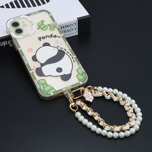 Dragonne chaîne de téléphone <span class=keywords><strong>portable</strong></span> étui de téléphone <span class=keywords><strong>portable</strong></span> universel Anti-perte lanière corde <span class=keywords><strong>perle</strong></span> pendentif - Product Image 3