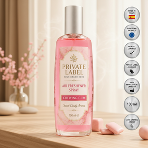 Spray Aromatizante para el Aire con Sabor a Chicle de Marca Privada 100ml OEM |   Spray Aromatizante para el Hogar con Aroma Dulce y Frutal |   España UE - Product Image 3