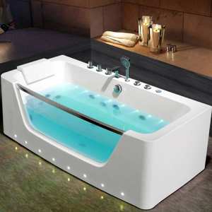 Grand bain à remous gonflable minimaliste Offre Spéciale maison baignoire extérieure <span class=keywords><strong>spa</strong></span> de jardin pour 2 à 6 personnes - Product Image 6
