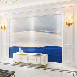 Nordique Tv fond Mural nouveau salon Art papier peint chambre papier peint Film télévision revêtement mural Relief papier peint - Product Image 3