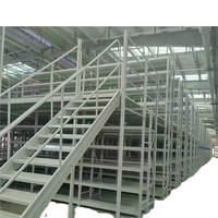 Étagère de mezzanine à plusieurs niveaux pour économiser de l'espace, plateforme pour le stockage de marchandises en vrac et de palettes dans les bâtiments de grande hauteur