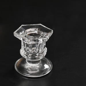 Bougies chauffe-plat coniques support <span class=keywords><strong>de</strong></span> bougeoirs <span class=keywords><strong>en</strong></span> <span class=keywords><strong>verre</strong></span> cristal clair ensemble pour les centres <span class=keywords><strong>de</strong></span> Table <span class=keywords><strong>de</strong></span> mariages - Product Image 1