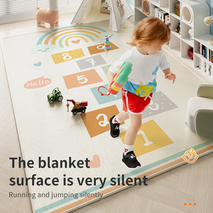 <span class=keywords><strong>Tapis</strong></span> de Jeu et de Sol Enfants à Impression Numérique Dessin Animé Lavable pour Chambre, Personnalisable et Moderne - Product Image 4
