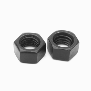 Dadi esagonali DIN934 di alta qualità M3-M27 Grado 8.8 10.9 in acciaio al carbonio con trattamento di ossidazione nera, completamente filettati, lavorati a CNC, marca SYF - Product Image 4
