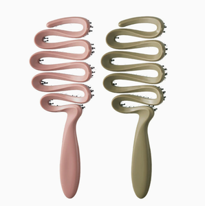 Peine para el cabello de color <span class=keywords><strong>s</strong></span>ólido 2026 con cerdas grandes de silicona y mango de plástico, con masaje capilar y peinado voluminoso para mujeres y hombres, uso doméstico - Product Image 1