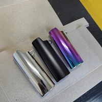 Étui pour briquet en alliage d'aluminium avec porte-clés pour briquet J6, coque de protection multicolores pour briquet, accessoires pour fumeurs