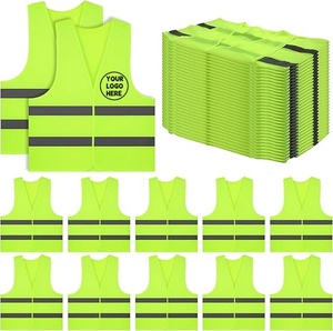 Personalized Neon Yellow Safety Vest High Visibility Reflective Waistcoat for Professional Seminar and Conference Event Staff - Product Image 1