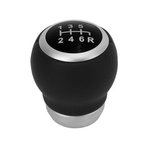 Subaru Gear <b>Shift</b> <b>Knob</b> Leather Manual Transmission Red Black Ergonomic Design - Product Image 4