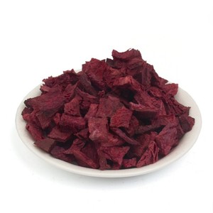 Approvisionnement en gros de betterave rouge lyophilisée en dés, prix de gros, cubes de betterave FD pour mélange de salades - Product Image 5