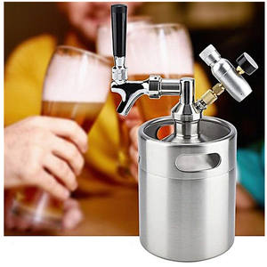 مضخة توزيع اللاجر على شكل صنبور بعلامة تجارية مصممة حسب الطلب لتر ضاغط تبريد للنبيذ خزان صغير 5 لتر للنبيذ - Product Image 3