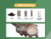 Machine de remplissage et d'emballage automatique de haute précision pour sachets de snus et tabac à mâcher