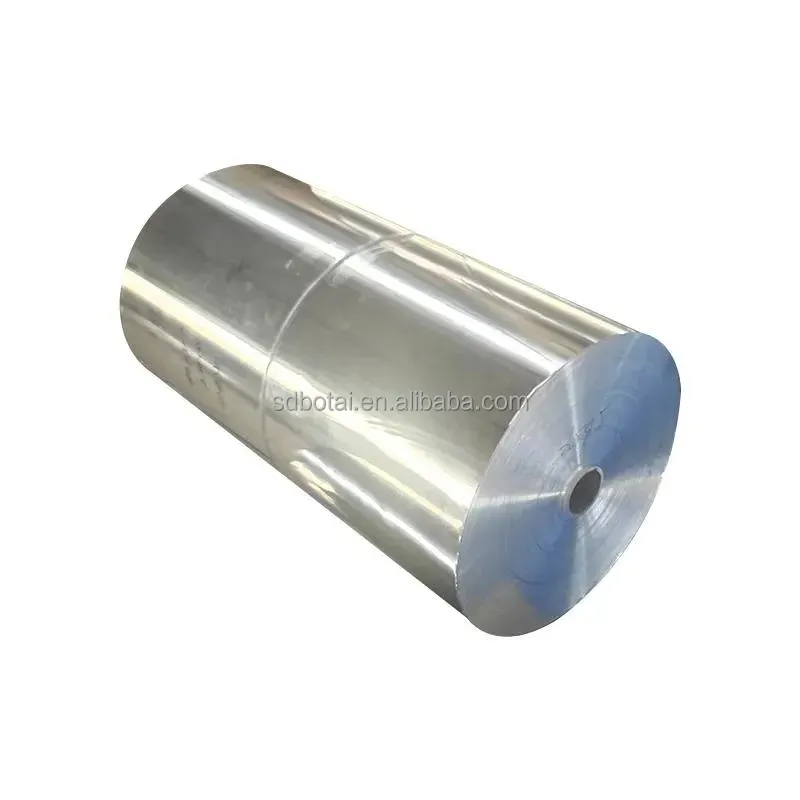 Folha de alumínio 8011-H18 de alta resistência, matérias-primas para tampas de pressão, rolo enorme dobrado de metal, 0.2-0.3 mm