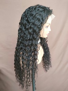 Neues Produkt Wasserwelle Echthaar Perücke Großhandels preis Perücken Anbieter HD Spitze sehr gutes Haar 13*4 HD Spitze Frontal Perücken Anbieter - Product Image 3