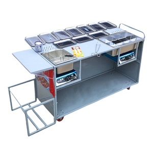 Chariot de Restauration Mobile Multifonctionnel Commercial à Gaz pour Snacks, Friteuse à Vapeur Kanto, Camion de Restauration Spécialisé pour la Vente Ambulante, Matériel de Traitement Alimentaire - Product Image 3