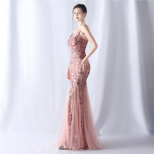 31562 #   Vestidos <span class=keywords><strong>de</strong></span> Noche <span class=keywords><strong>de</strong></span> Lujo <span class=keywords><strong>de</strong></span> Alta Gama con Lentejuelas, Flores y Malla, Adornados con Cuentas, Largos y Formales para Damas <span class=keywords><strong>de</strong></span> <span class=keywords><strong>Honor</strong></span> - Product Image 3