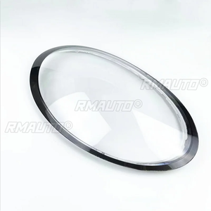 Carcasa de Faros Delanteros con Borde Negro para Porsche 911 991 2012-2018, Cubierta de Faro Transparente, Pantalla de Faro de Plexiglás - Product Image 2