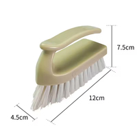 Brosse de nettoyage manuelle en plastique à poils durs, très résistante, pour la maison, les sols, les tapis et l'élimination des taches sur les chaussures - Meilleure vente