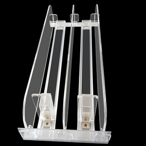 Empujador de estante de exhibición de verduras de alta resistencia de alimentación automática, estante de supermercado de un solo lado hecho de material metálico duradero - Product Image 5