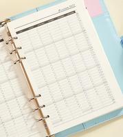 Journal personnalisable en papier format A5 avec reliure spirale, agenda quotidien, planificateur