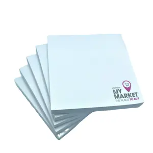 Wholesale 3x3 Cut Square Shape Hotel Notepad Sticky Notes with Printing Custom Company Logo