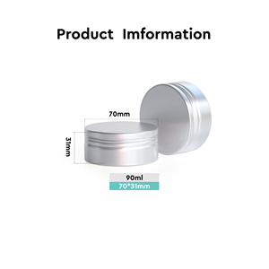 90ml <b>Small</b> Aluminum <b>Jar</b> for Candy Compact Vitamin Gummies Container Daily Use Supplement Packaging - Product Image 2
