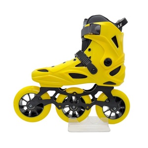 Patines de Slalom de Velocidad de Tres Ruedas de PU para Adultos de Nivel Profesional, para Hombre y Mujer, YQ-RS18, Marco de Nivel Profesional - Product Image 2