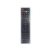 Venta caliente multifunción LCD inteligente RF controles remotos universales ABS Material frecuencia código fijo hogar TV Luz