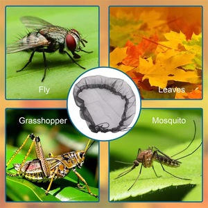 Red de malla para exteriores de 60-160 cm para cubrir barriles de lluvia, cubos de recolección de agua, protección de tanques de agua, suministros de jardín - Product Image 2