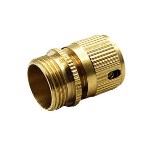 Brass Water Hose Connector 3/4 Inch External Thread Quick Connect Car <b>Washer</b> Adapter - Product Image 5