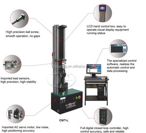 Máquina de Ensayo de Tracción de Películas de PVC de 100N con Control por Computadora y Software de Medición - Product Image 2