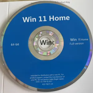赢得11家用DVD原始设备制造商与COA贴纸多语言100% 在线激活正版密钥许可证Windows 11家庭