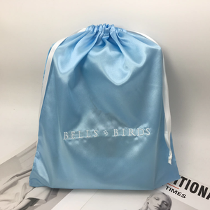Sac à poussière en satin mat écologique avec cordon de serrage, logo personnalisé, 15*20cm, emballage cadeau - Product Image 3