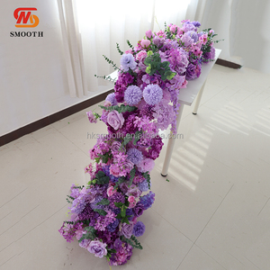 Centros de Mesa Artificiales Personalizados de 50 cm, Color Morado, para Bodas y Eventos, Bola de Flores de Seda Decorativa - Product Image 4