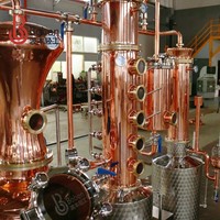 Système de distillation en cuivre multifonctionnel sur mesure Boben pour la production de spiritueux en petite distillerie, équipement de distillerie d'alcool