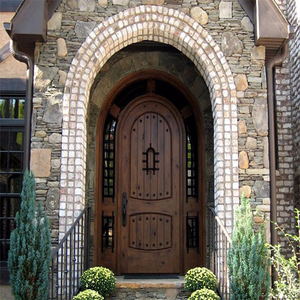 Porta d'Ingresso Optima in Legno Massello di Alta Gamma, Porta Principale Antieffrazione a <span class=keywords><strong>Doppia</strong></span> <span class=keywords><strong>Anta</strong></span> per Villa - Product Image 1
